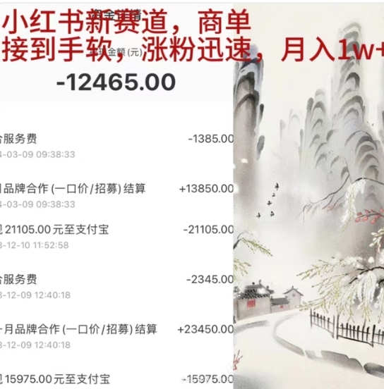 小红书新赛道，商单接到手软，涨粉迅速，一个月1w+-互创学社