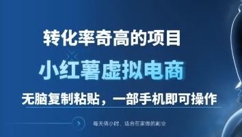 一单49.9，转化率奇高的项目，冷门暴利的小红书虚拟电商-互创学社